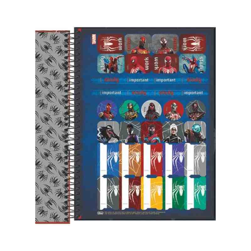 CADERNO 1X1 SPIDER MAN 2 C.D.